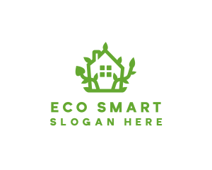 Eco Plant Home logo design