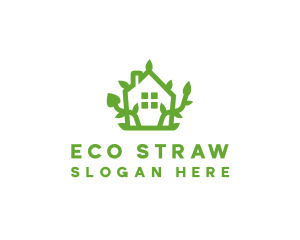 Eco Plant Home logo design