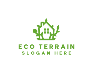 Eco Plant Home logo design