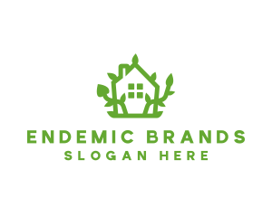 Eco Plant Home logo design