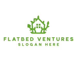 Eco Plant Home logo design