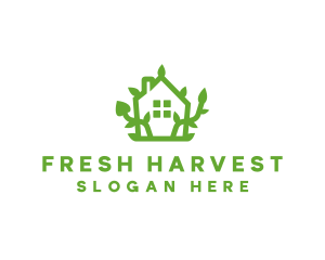 Eco Plant Home logo design