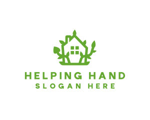 Eco Plant Home logo design