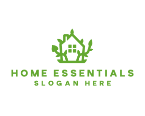 Eco Plant Home logo design