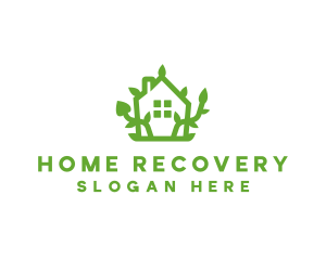 Eco Plant Home logo design