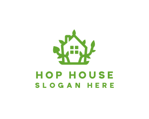 Eco Plant Home logo design