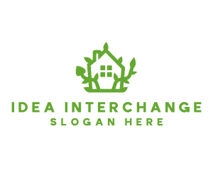 Eco Plant Home logo design