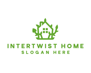 Eco Plant Home logo design