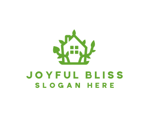 Eco Plant Home logo design