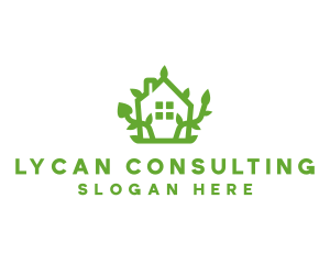 Eco Plant Home logo design