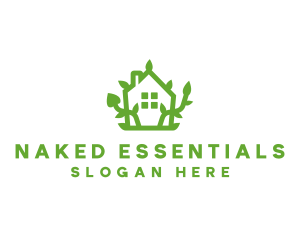 Eco Plant Home logo design