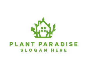 Eco Plant Home logo design