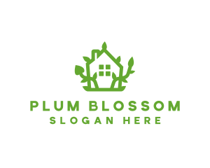 Eco Plant Home logo design