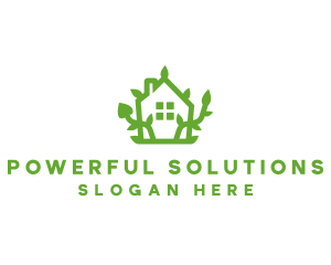 Eco Plant Home logo design