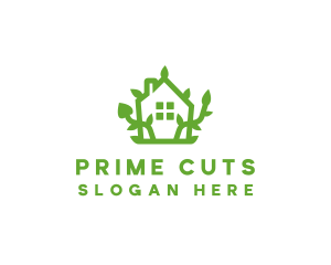 Eco Plant Home logo design