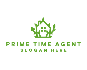 Eco Plant Home logo design