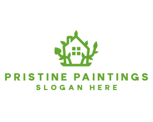 Eco Plant Home logo design