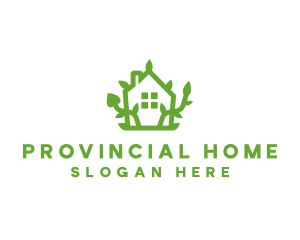 Eco Plant Home logo design