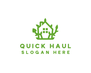 Eco Plant Home logo design