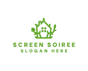 Eco Plant Home logo design