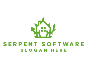 Eco Plant Home logo design