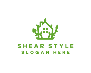 Eco Plant Home logo design