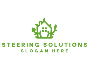 Eco Plant Home logo design