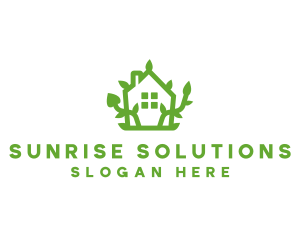 Eco Plant Home logo design