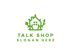 Eco Plant Home logo design