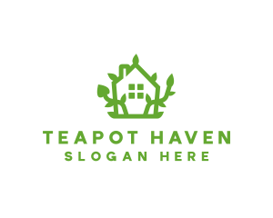 Eco Plant Home logo design