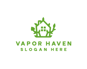 Eco Plant Home logo design