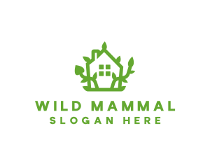 Eco Plant Home logo design