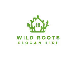 Eco Plant Home logo design