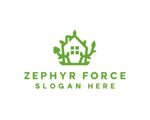 Eco Plant Home logo design