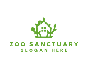 Eco Plant Home logo design