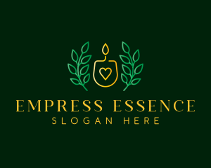 Scented Candle Spa logo design