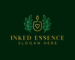 Scented Candle Spa logo design