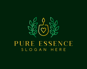 Scented Candle Spa logo design