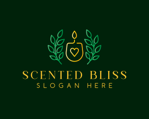 Scented Candle Spa logo design