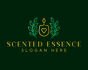 Scented Candle Spa logo design