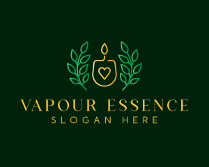 Scented Candle Spa logo design