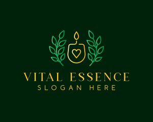 Scented Candle Spa logo design