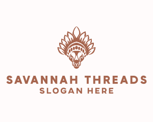 Tribal Safari Head  logo