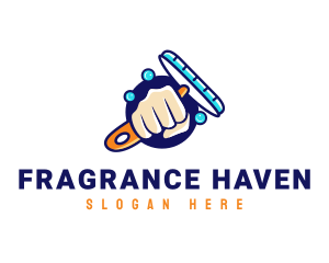 Hand Wiper Cleaner logo design