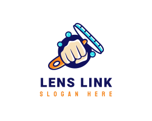 Hand Wiper Cleaner logo design