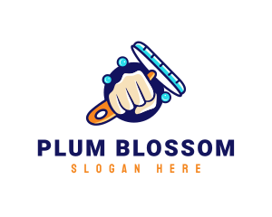 Hand Wiper Cleaner logo design