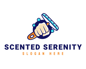 Hand Wiper Cleaner logo design