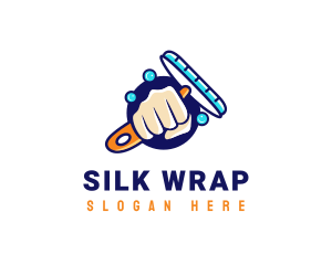 Hand Wiper Cleaner logo design