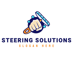 Hand Wiper Cleaner logo design