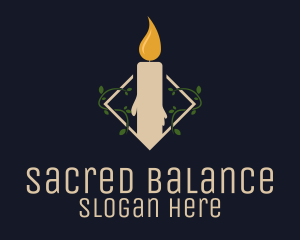 Scented Candle Garden logo design